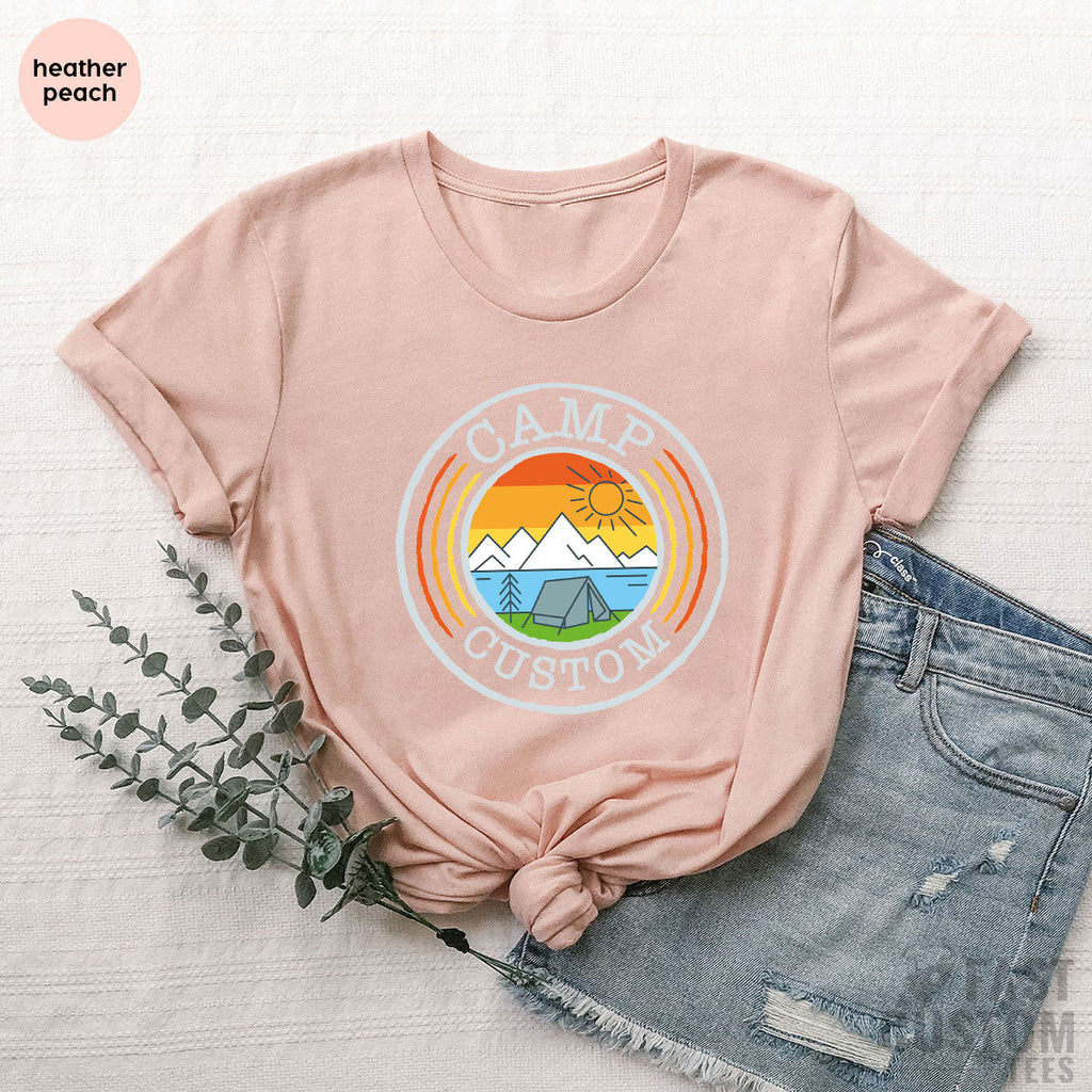 Custom Camp T-Shirt, Camping Shirt İdea, Personalized product image 12
