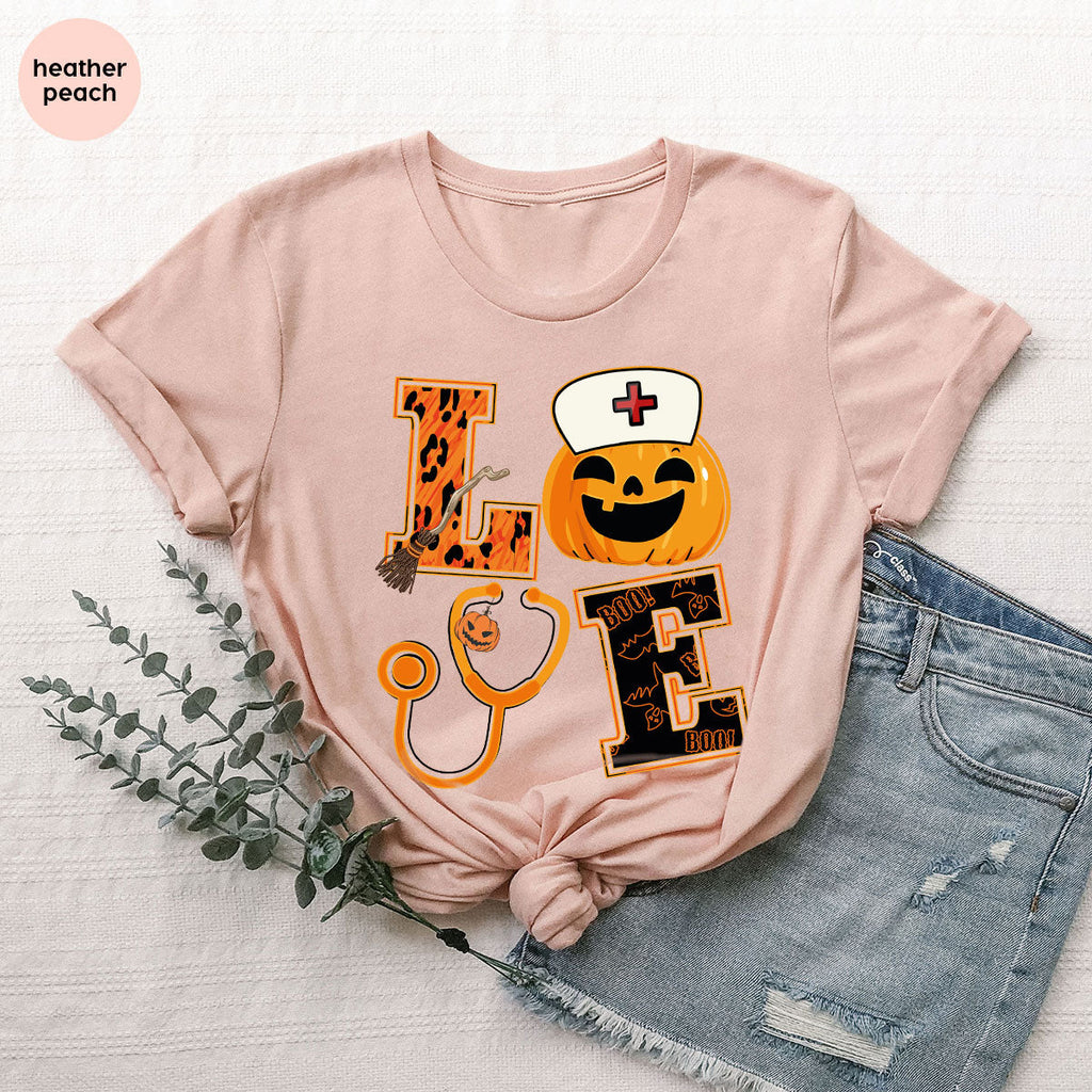 Halloween 2023 Shirt, Nurse TShirt, Pumpkin T Spooky Kids product image 11