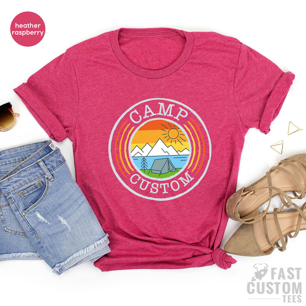 Custom Camp T-Shirt, Camping Shirt İdea, Personalized product image 13