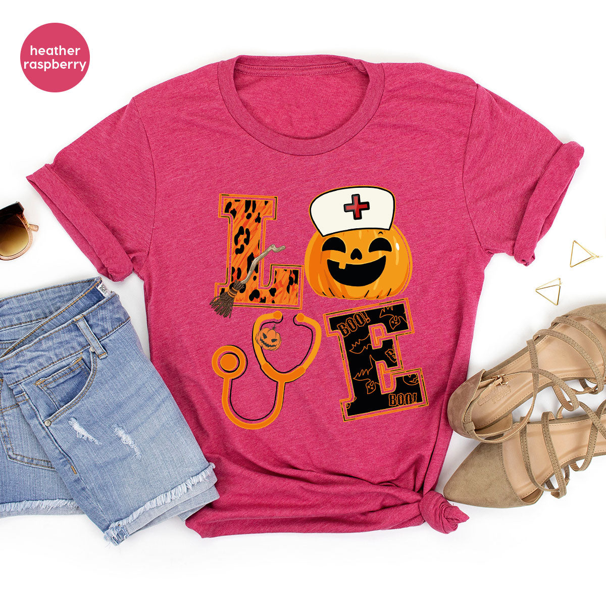Halloween 2023 Shirt, Nurse TShirt, Pumpkin T Spooky Kids product image 12