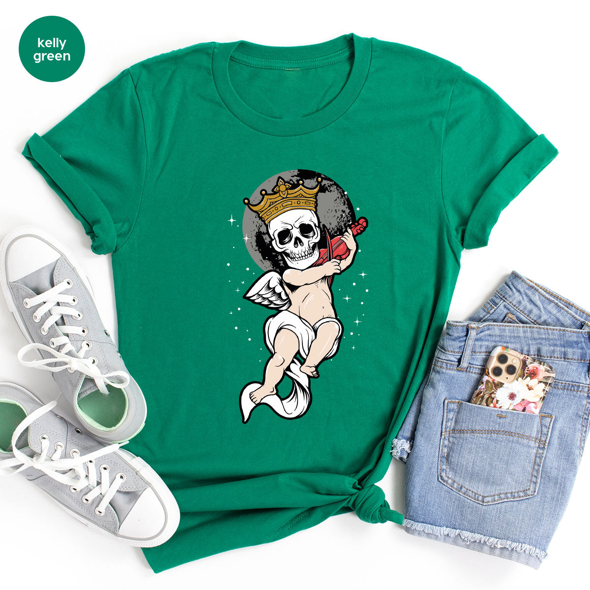 Funny Skeleton Halloween T-Shirt, Baby Tee, Best Gift product image 19