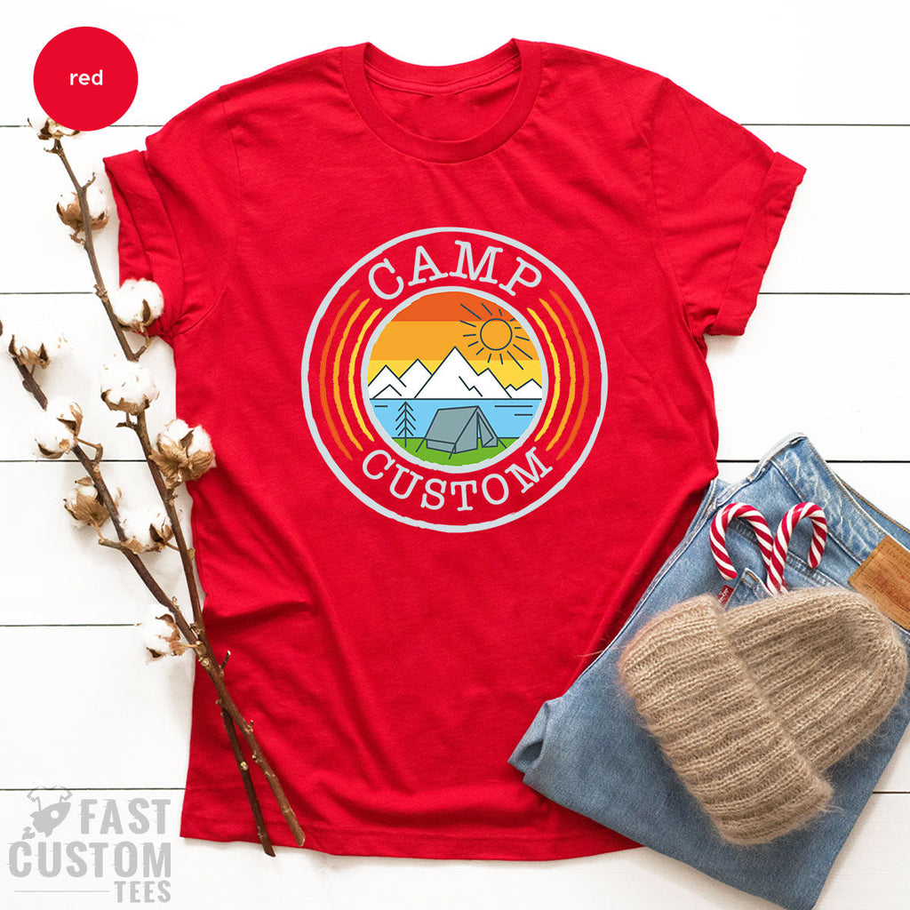 Custom Camp T-Shirt, Camping Shirt İdea, Personalized product image 14