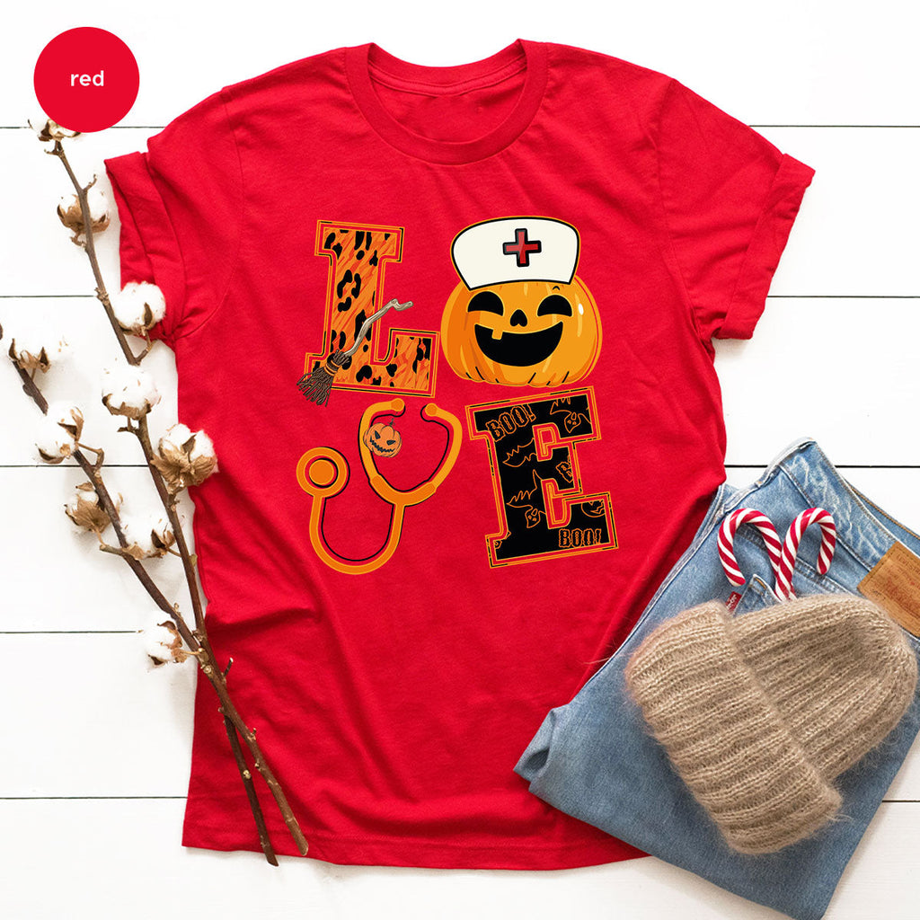 Halloween 2023 Shirt, Nurse TShirt, Pumpkin T Spooky Kids product image 15