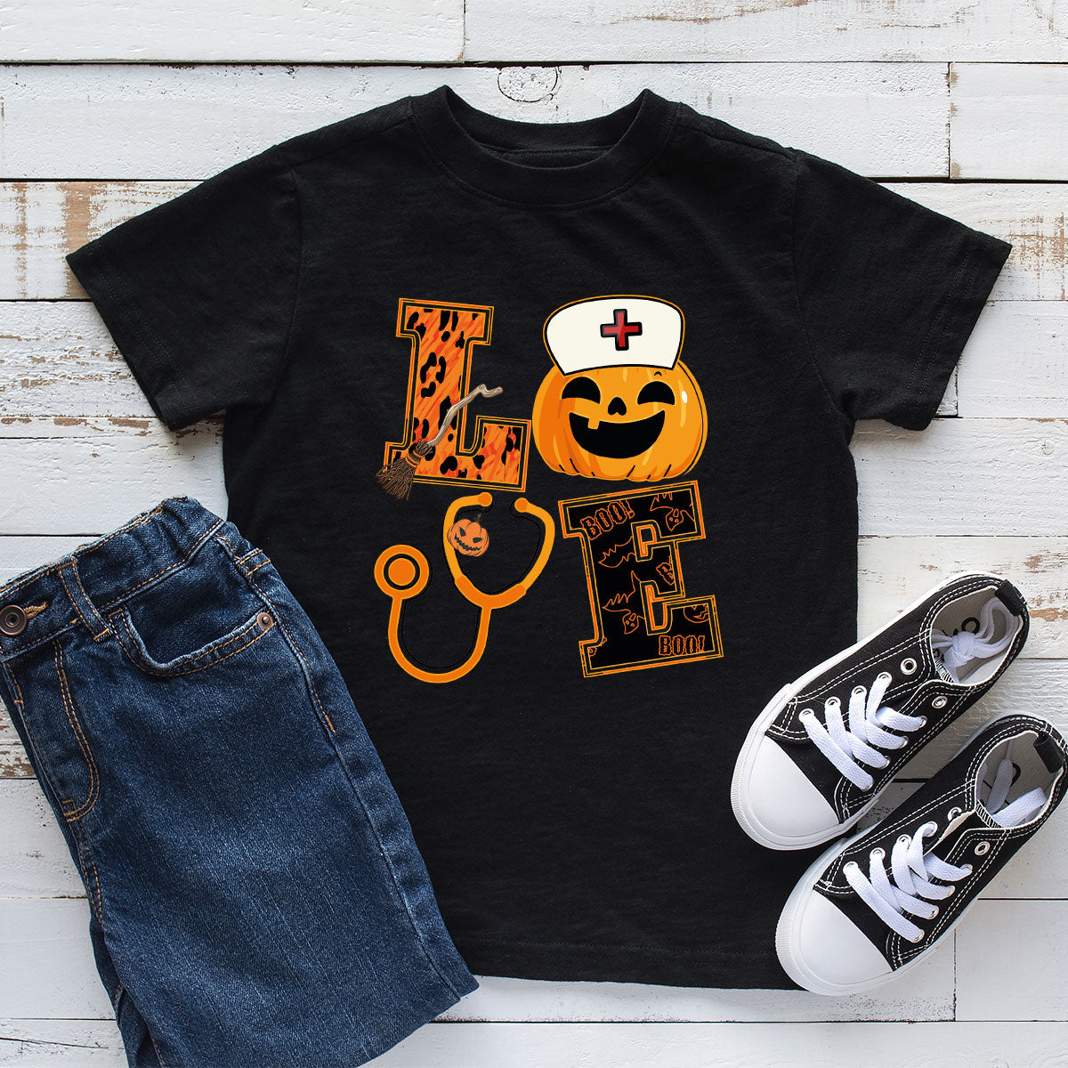 Halloween 2023 Shirt, Nurse TShirt, Pumpkin T Spooky Kids product image 17