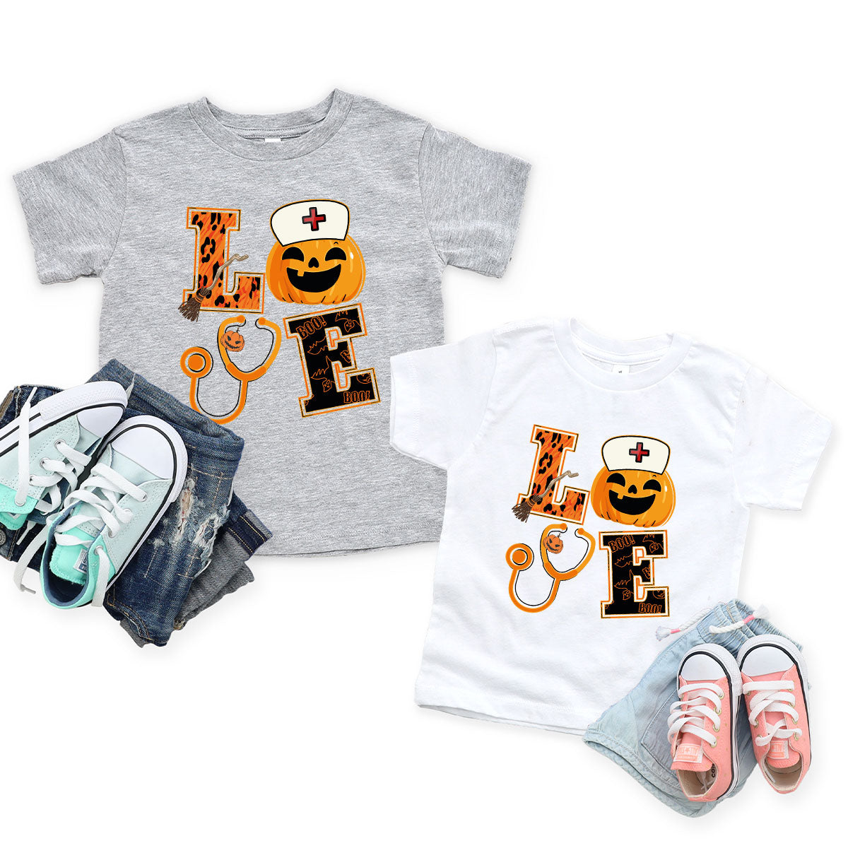 Halloween 2023 Shirt, Nurse TShirt, Pumpkin T Spooky Kids product image 19