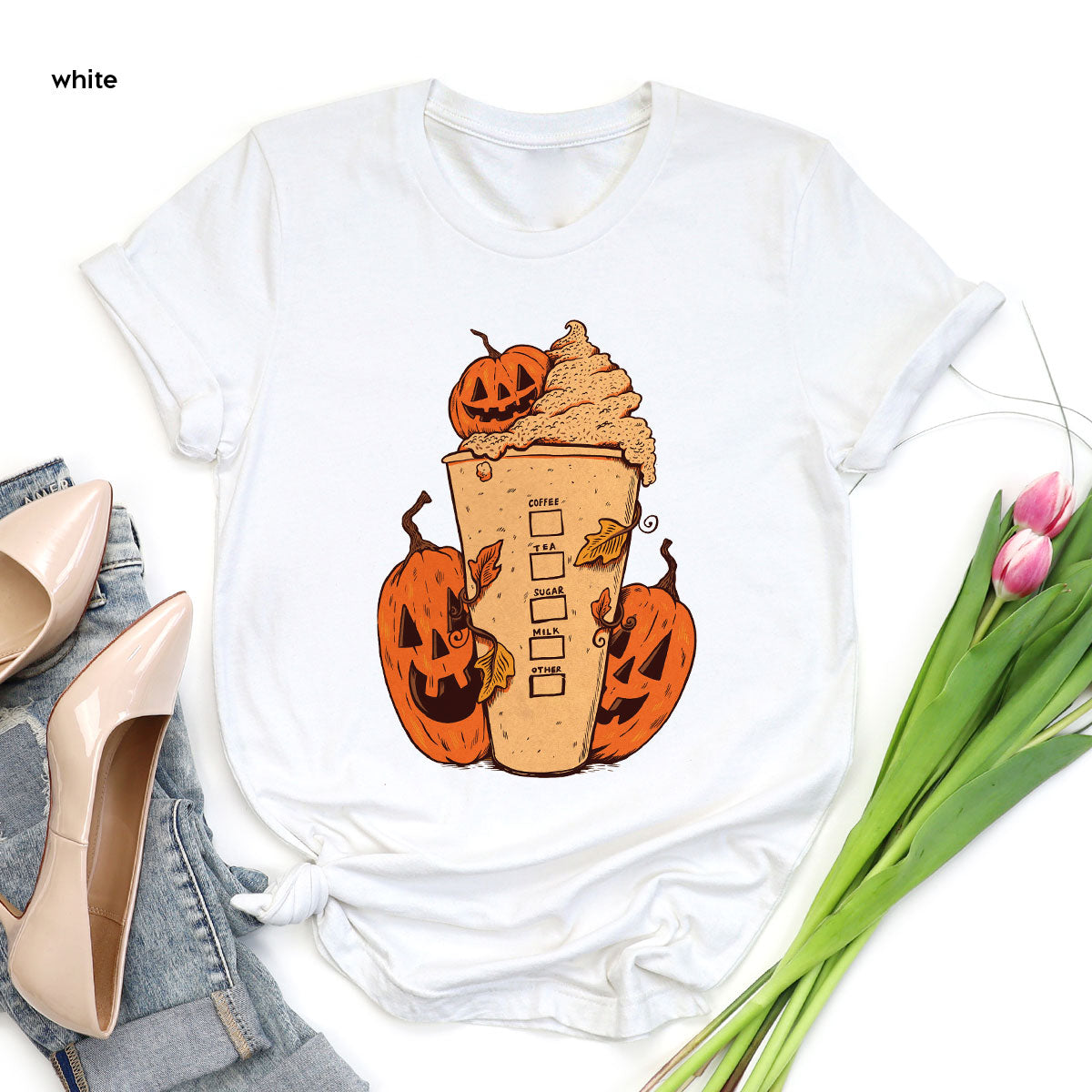 Halloween Pumpkin Juice Shirt, Funny T-Shirt, Family Tee product image 27