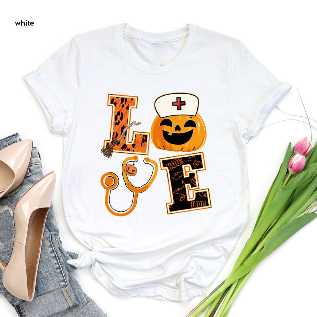 Halloween 2023 Shirt, Nurse TShirt, Pumpkin T Spooky Kids product image 20