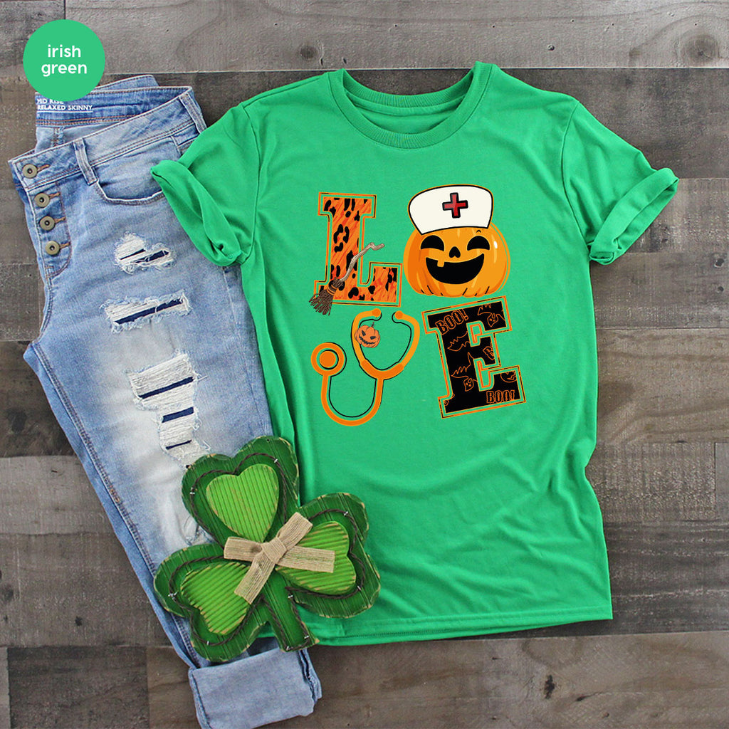 Halloween 2023 Shirt, Nurse TShirt, Pumpkin T Spooky Kids product image 13