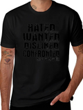 Hated Wanted Disliked Confronted Graphic T-Shirt product image 1