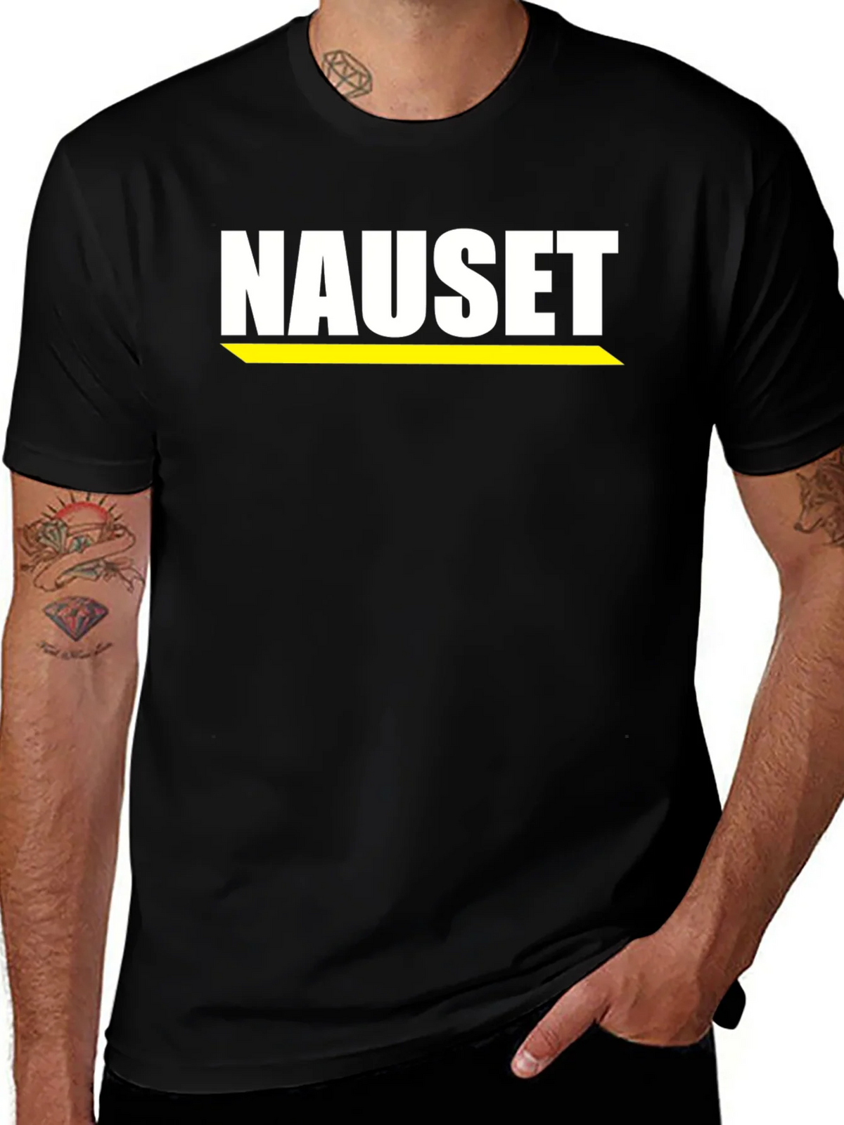 Nauset Graphic Tee - Classic Black Cotton T-Shirt product image 1