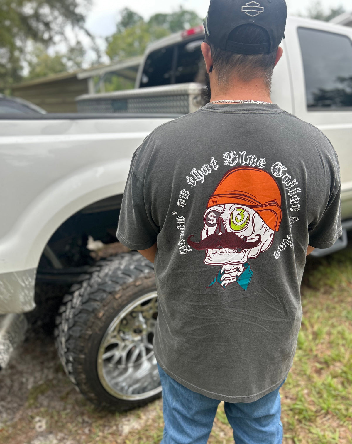 Livin on Blue Collar Dollar tee product image 1