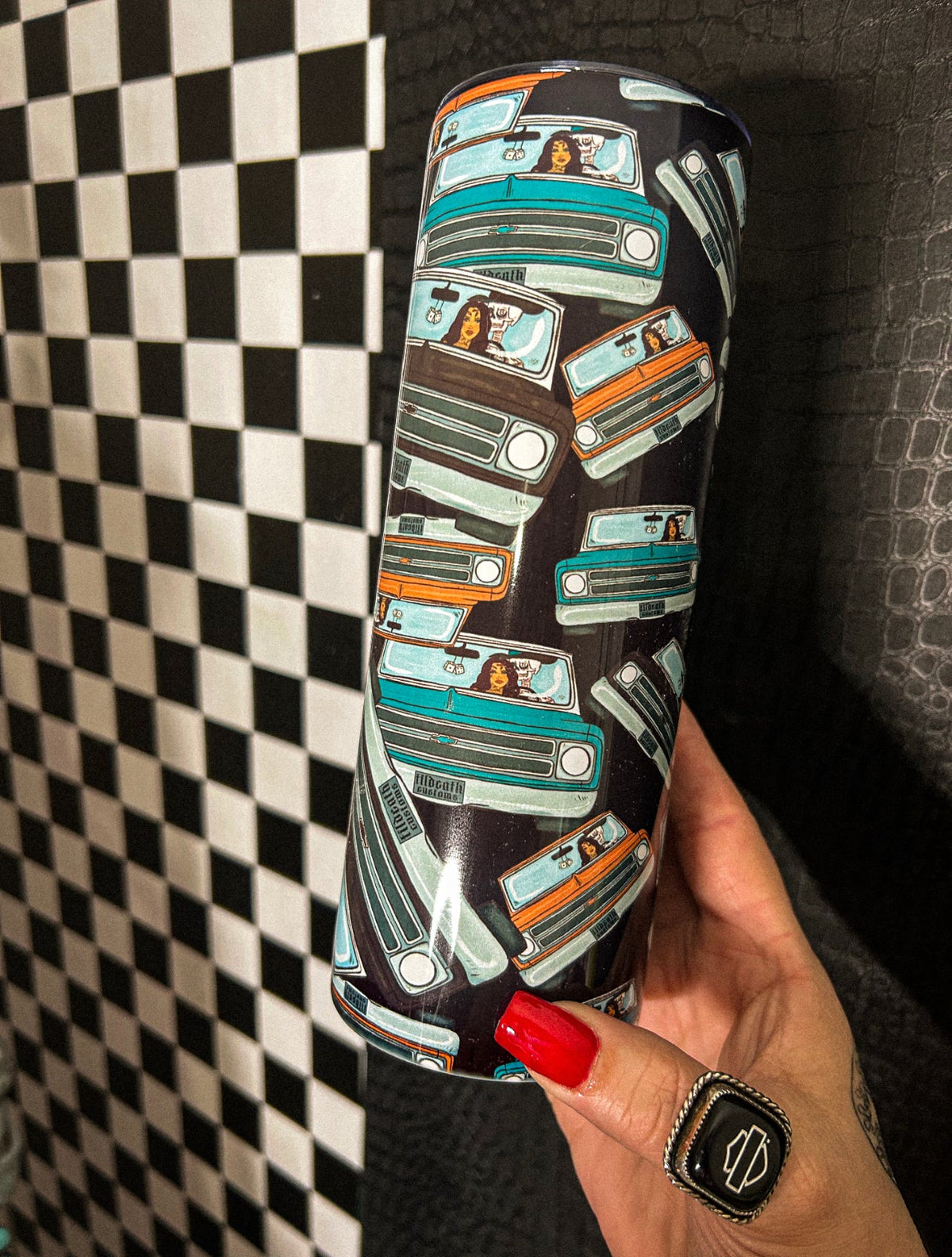 Til death Customs Tumbler