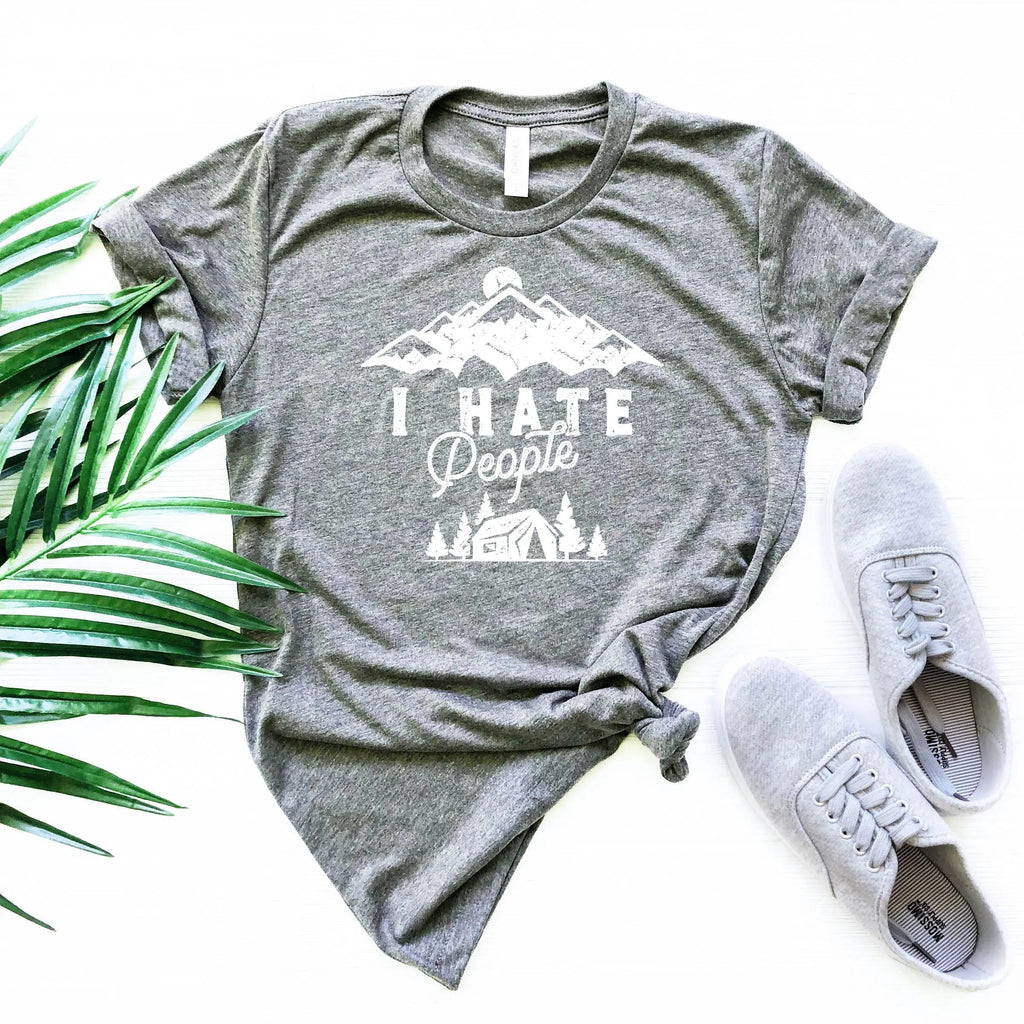 Hate People Shirt, Sarcastic T-Shirt, Antisocial Tee product image 4