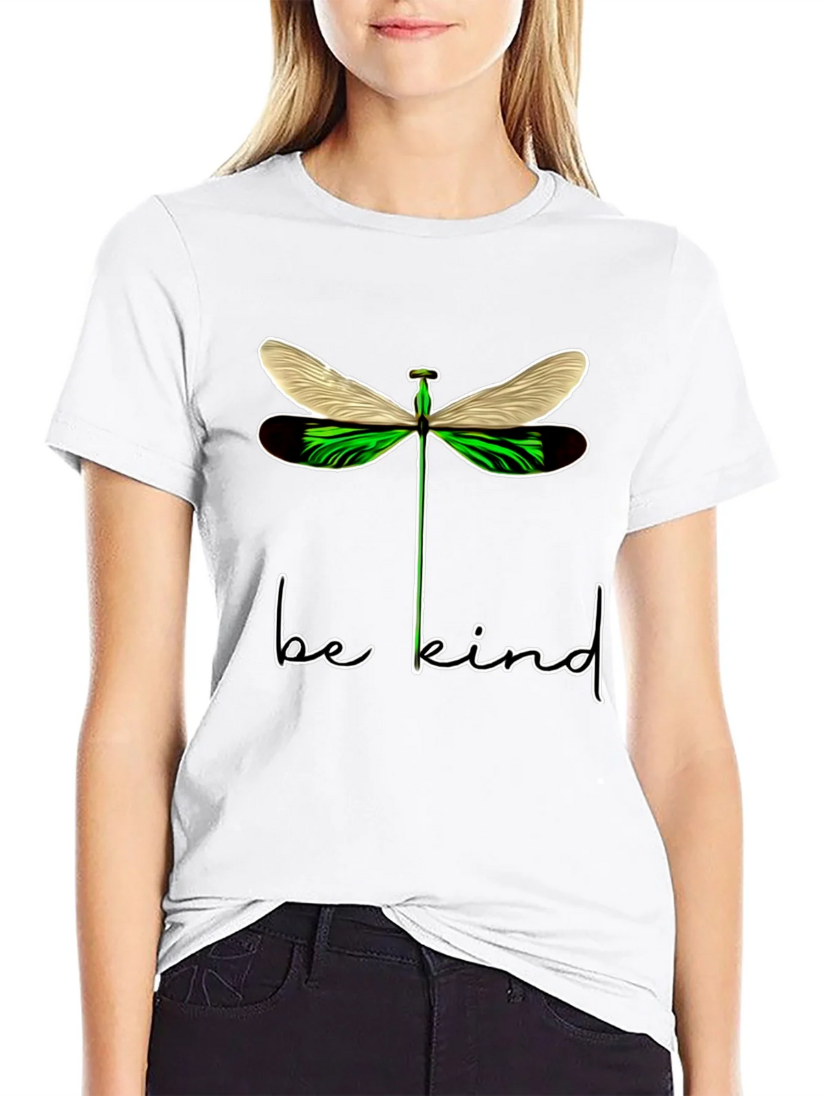 Be Kind Dragonfly Graphic T-Shirt - Stylish Comfort product image 8