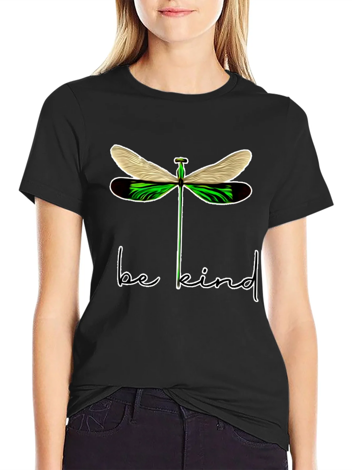 Be Kind Dragonfly Graphic T-Shirt - Stylish Comfort product image 2