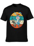 Cool Retro Skater Bunny T-Shirt product image 1