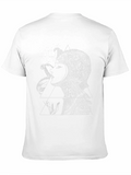 Geometric Serpent Queen Black T-Shirt product image 1