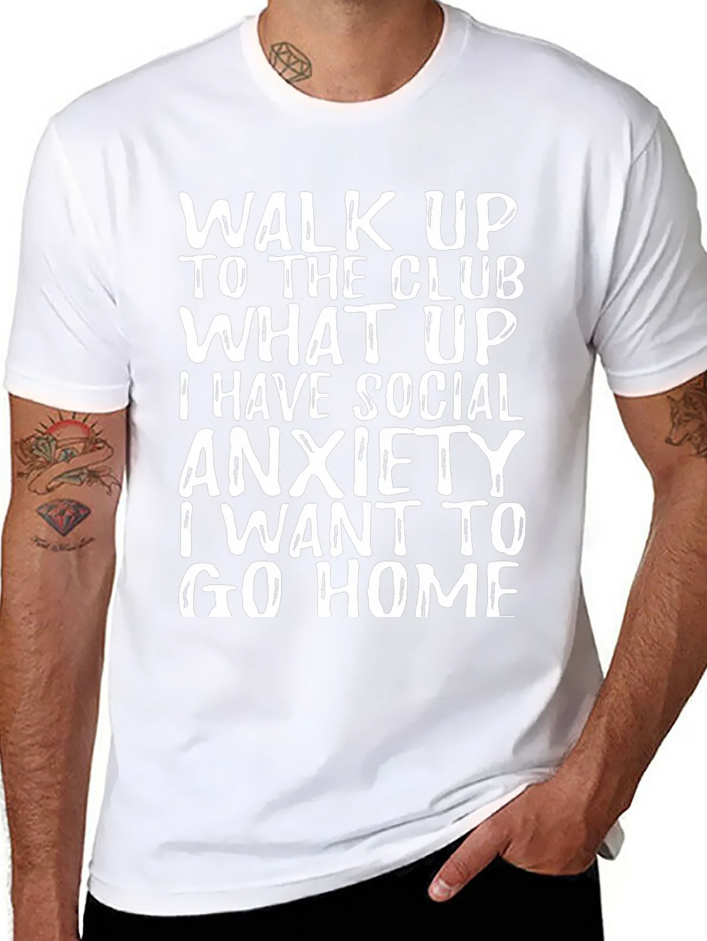 Social Anxiety T-Shirt - Funny Slogan Tee product image 7