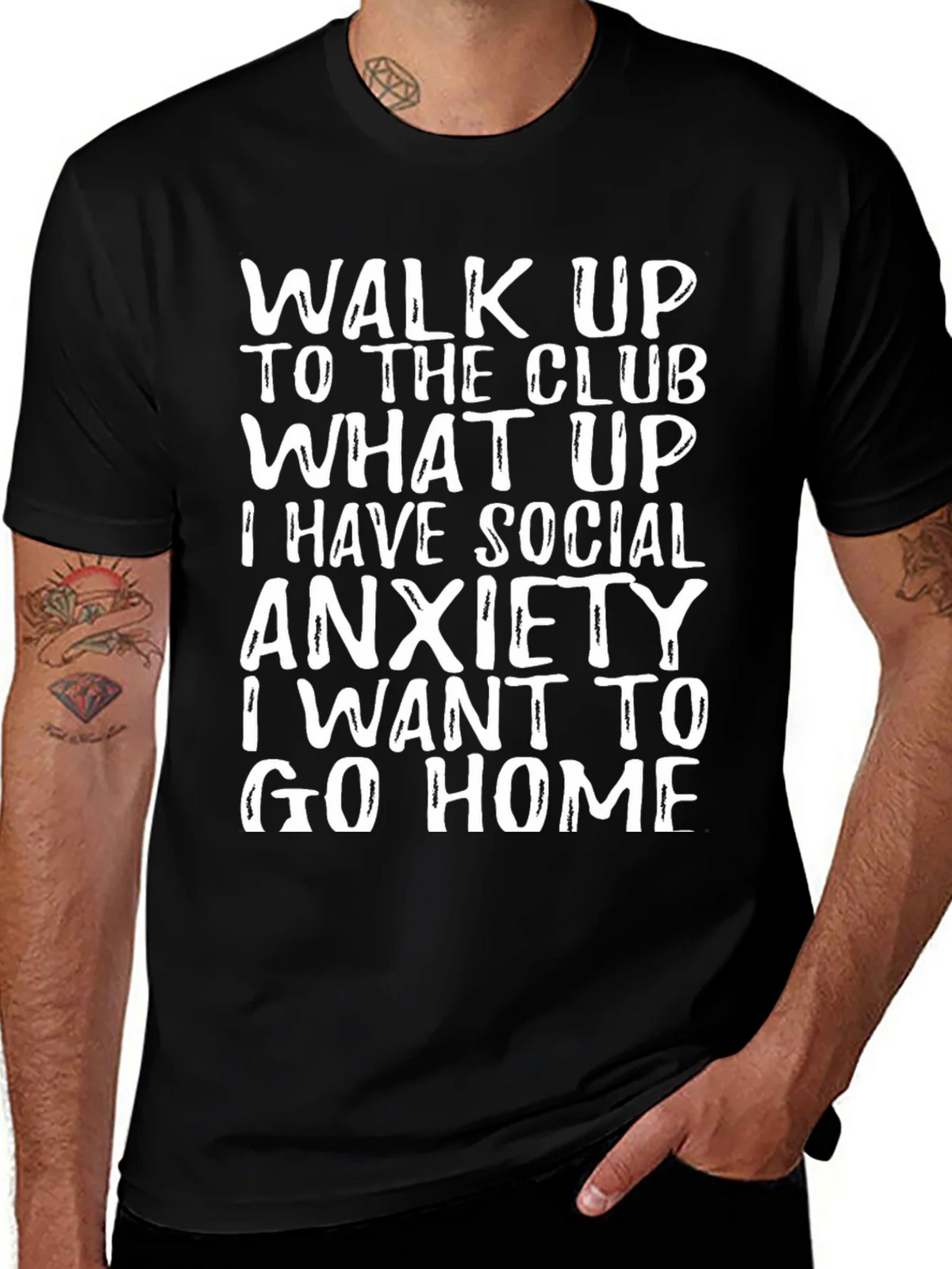 Social Anxiety T-Shirt - Funny Slogan Tee product image 1