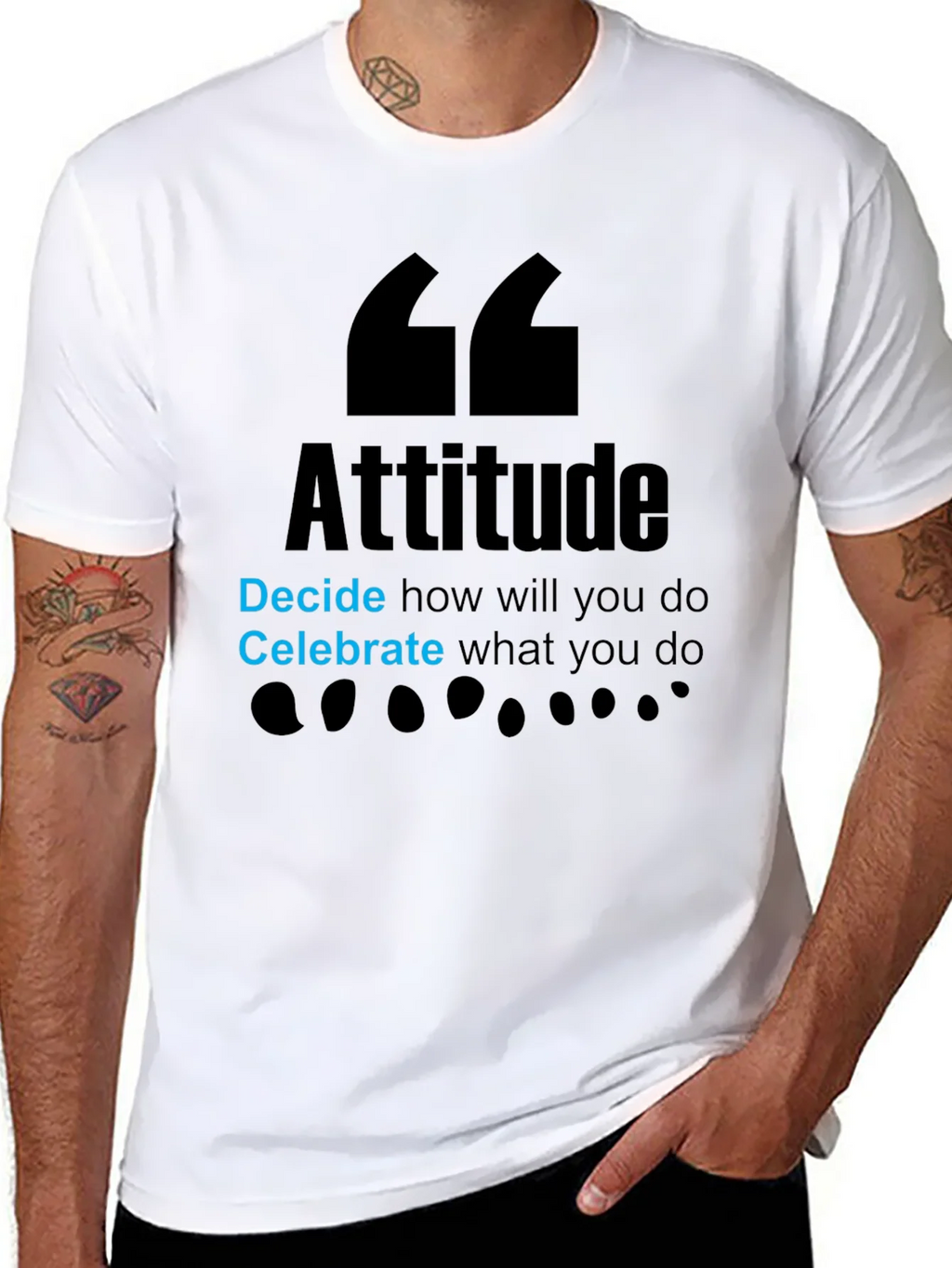 Attitude Graphic T-Shirt - Decide and Celebrate! product image 4