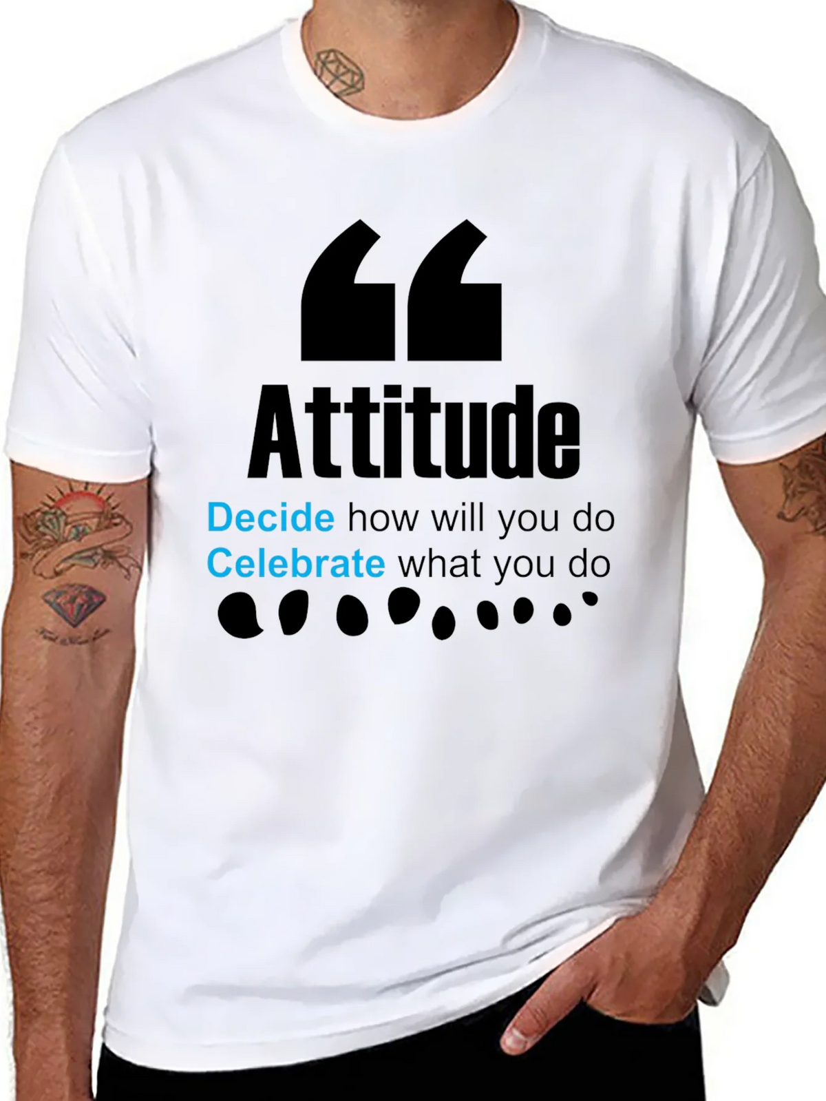Attitude Graphic T-Shirt - Decide and Celebrate! product image 4