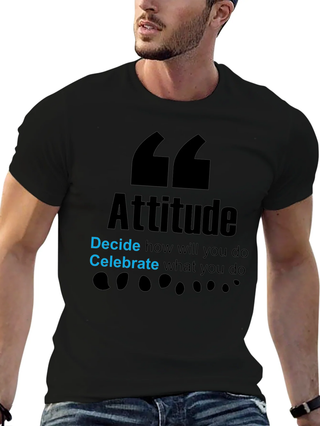 Attitude Graphic T-Shirt - Decide and Celebrate! product image 3
