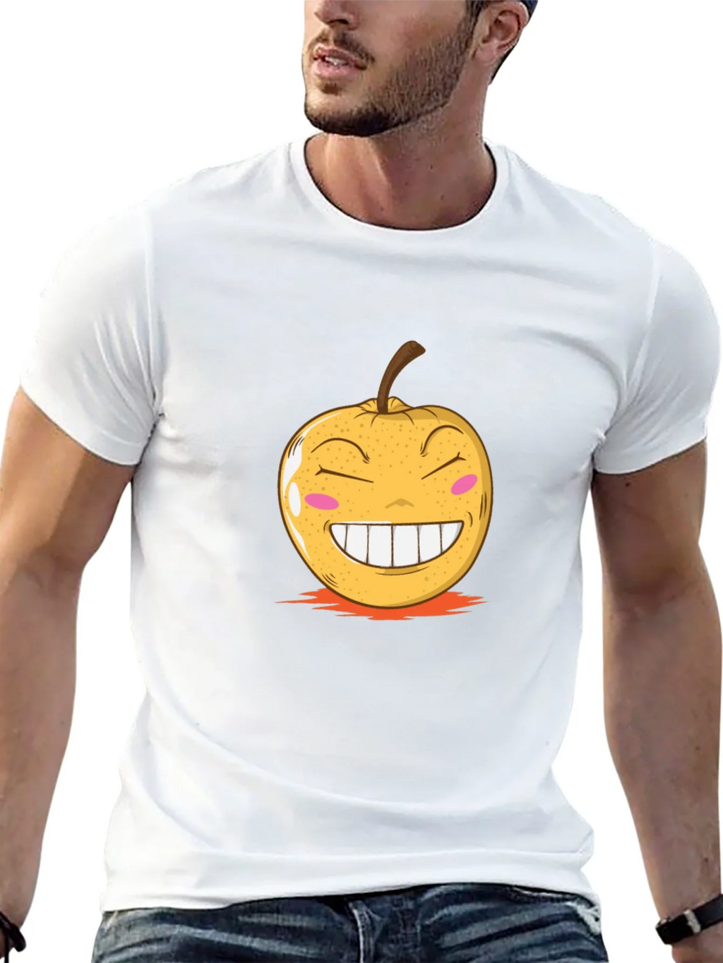 Smiling Fruit Graphic T-Shirt product image 3