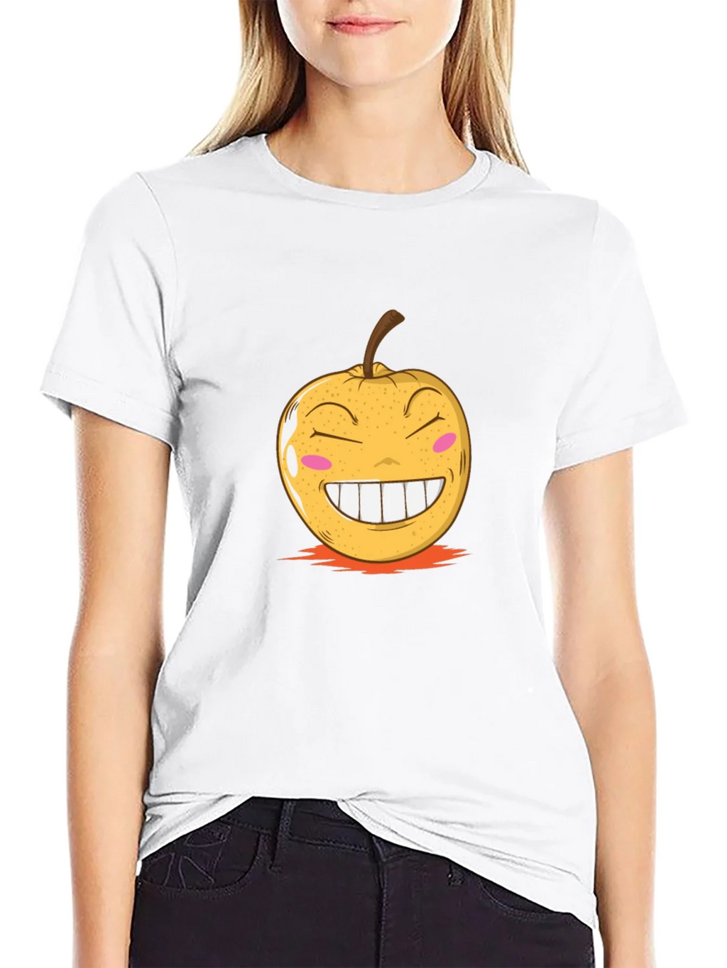 Smiling Fruit Graphic T-Shirt product image 2