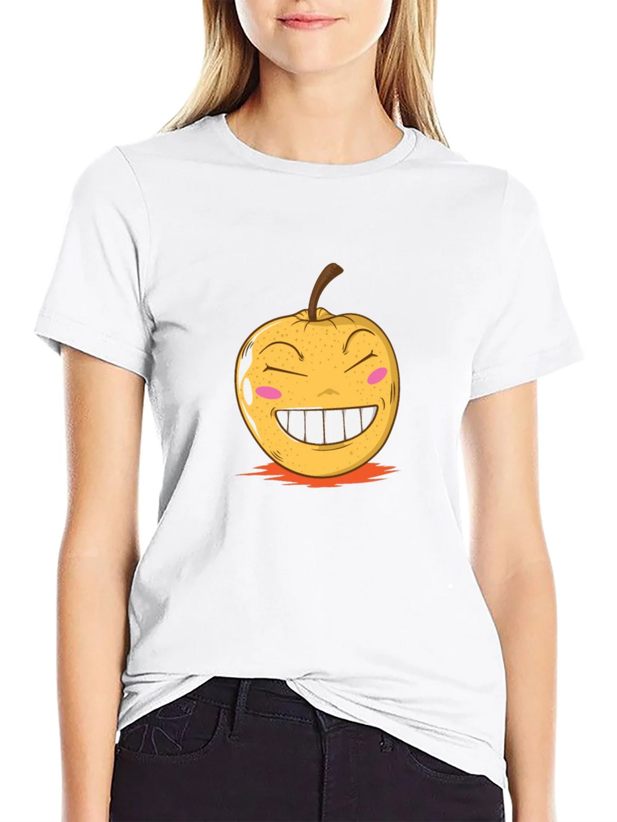 Smiling Fruit Graphic T-Shirt product image 2