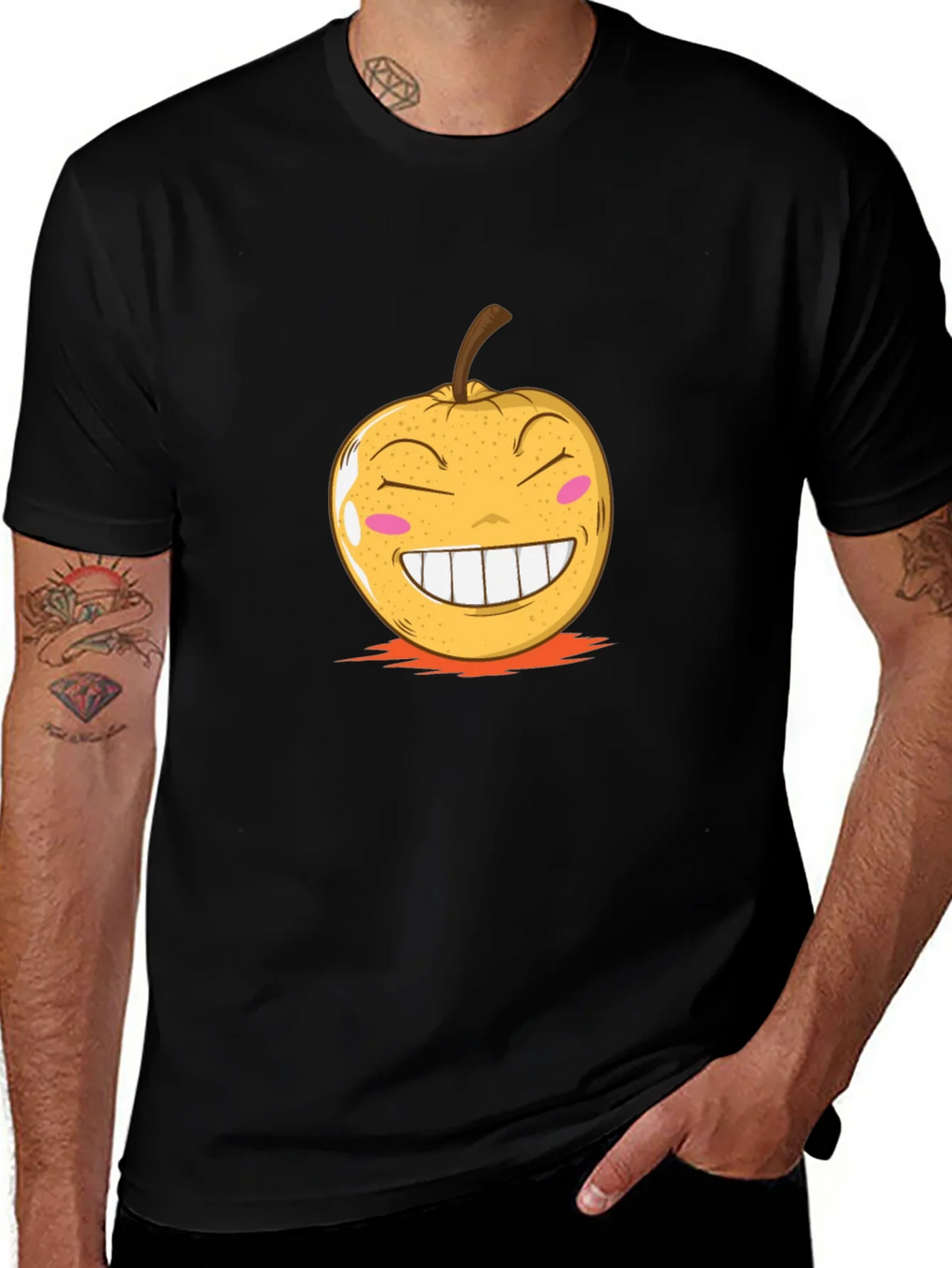 Smiling Fruit Graphic T-Shirt product image 1