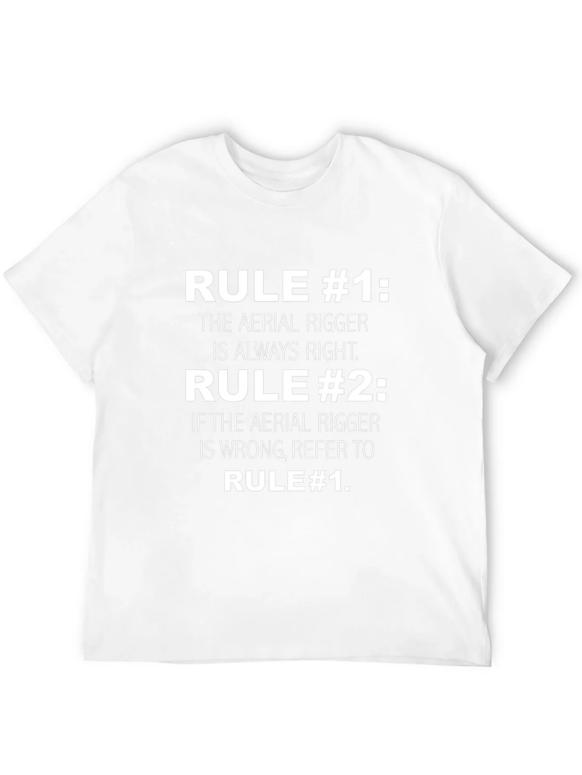 Aerial Rigger Rules Graphic Tee - Black product image 2