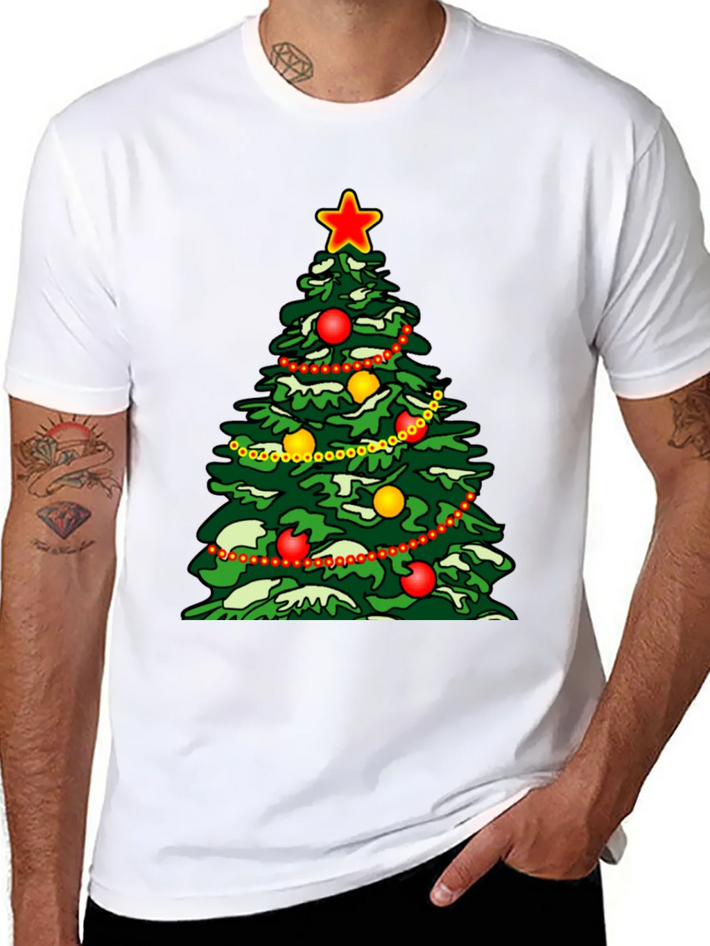 Christmas Tree Graphic Tee - Holiday Style product image 4