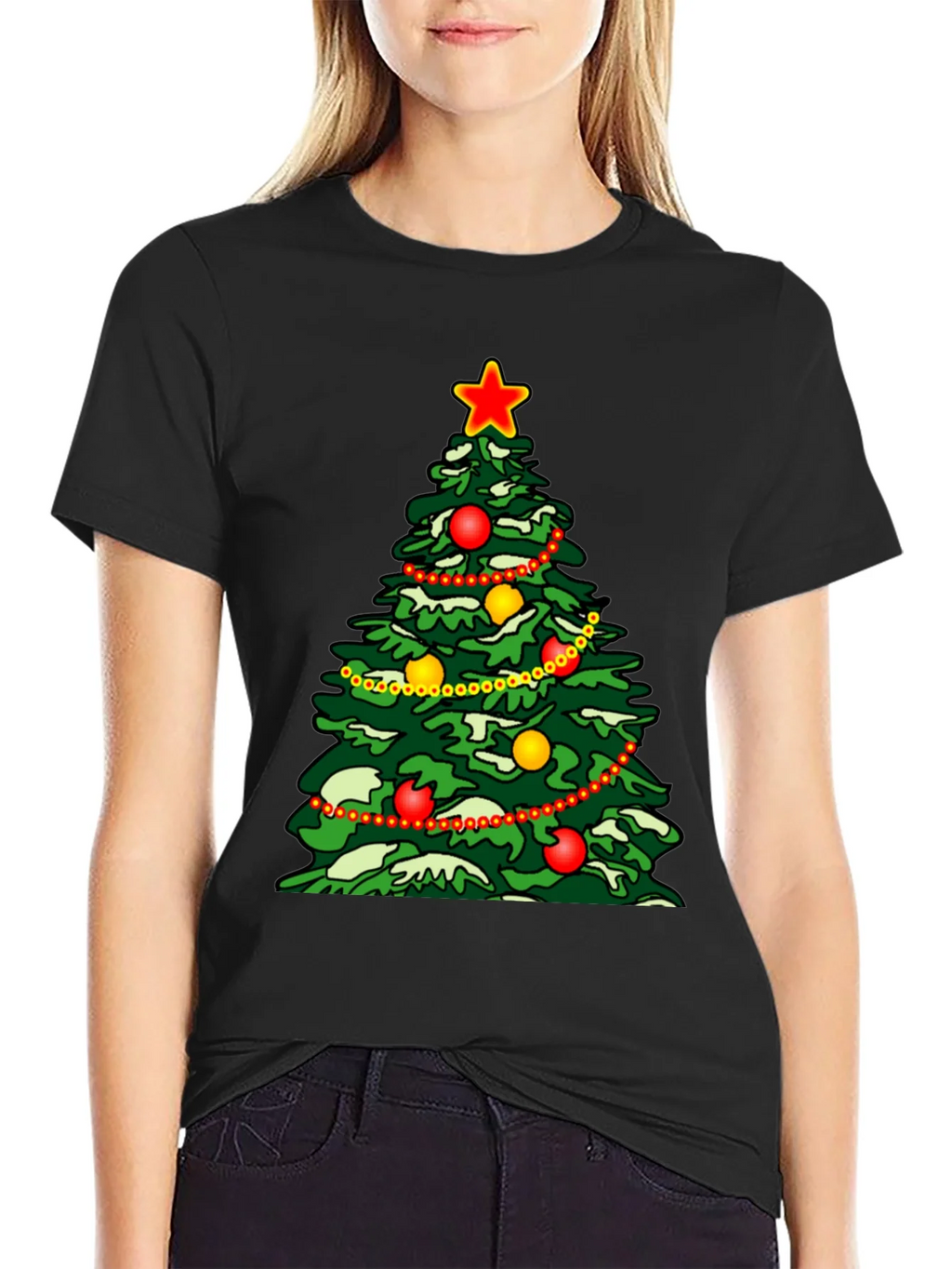 Christmas Tree Graphic Tee - Holiday Style product image 2
