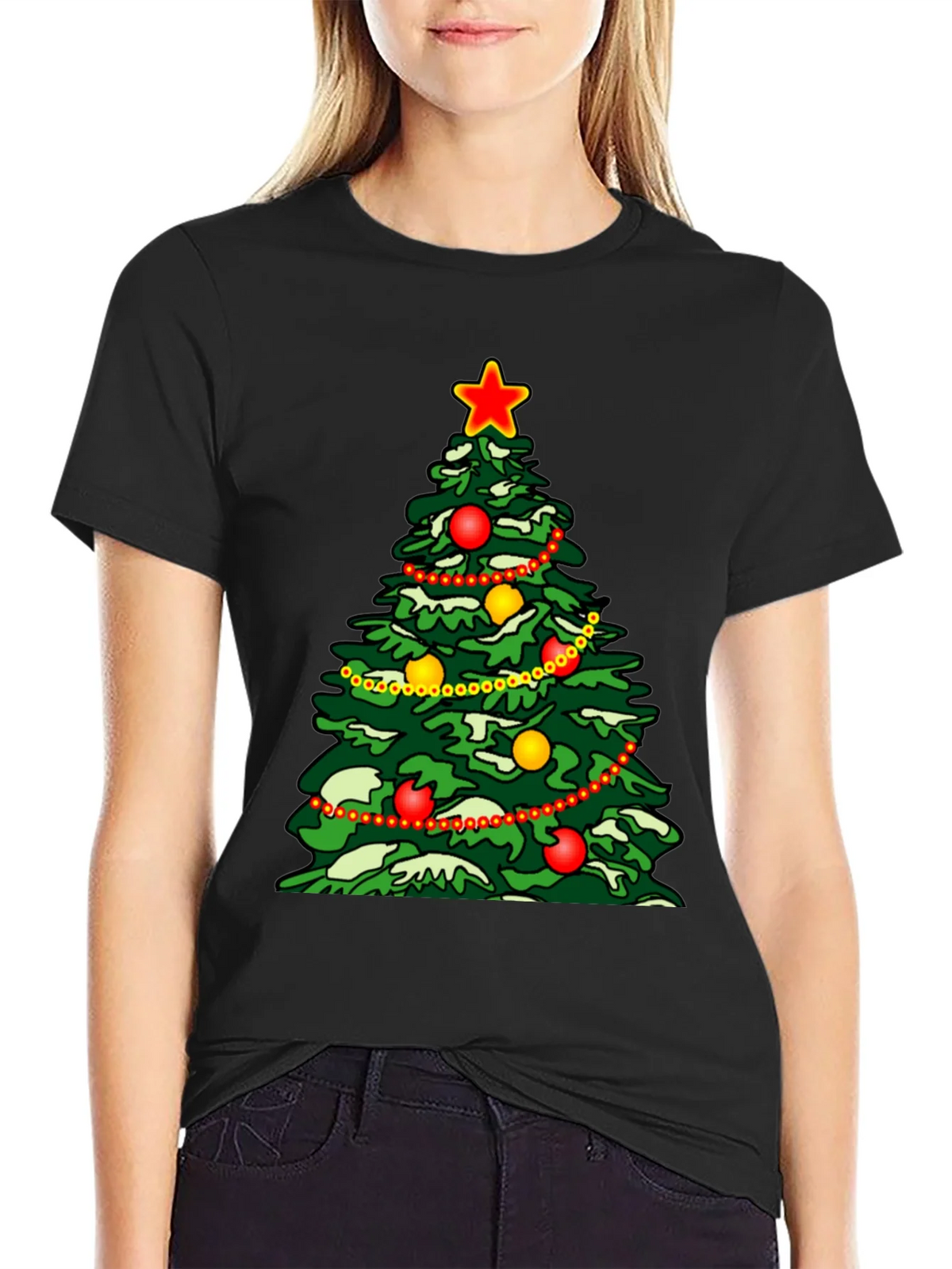 Christmas Tree Graphic Tee - Holiday Style product image 2