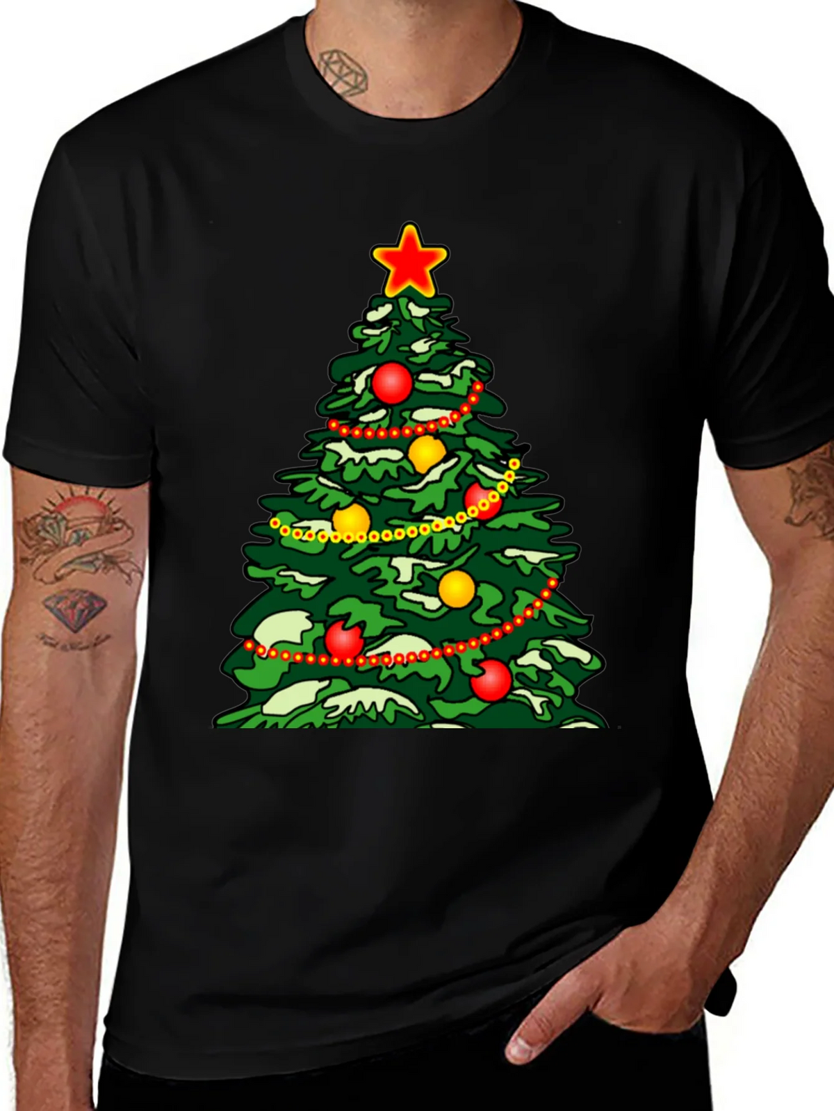 Christmas Tree Graphic Tee - Holiday Style product image 1