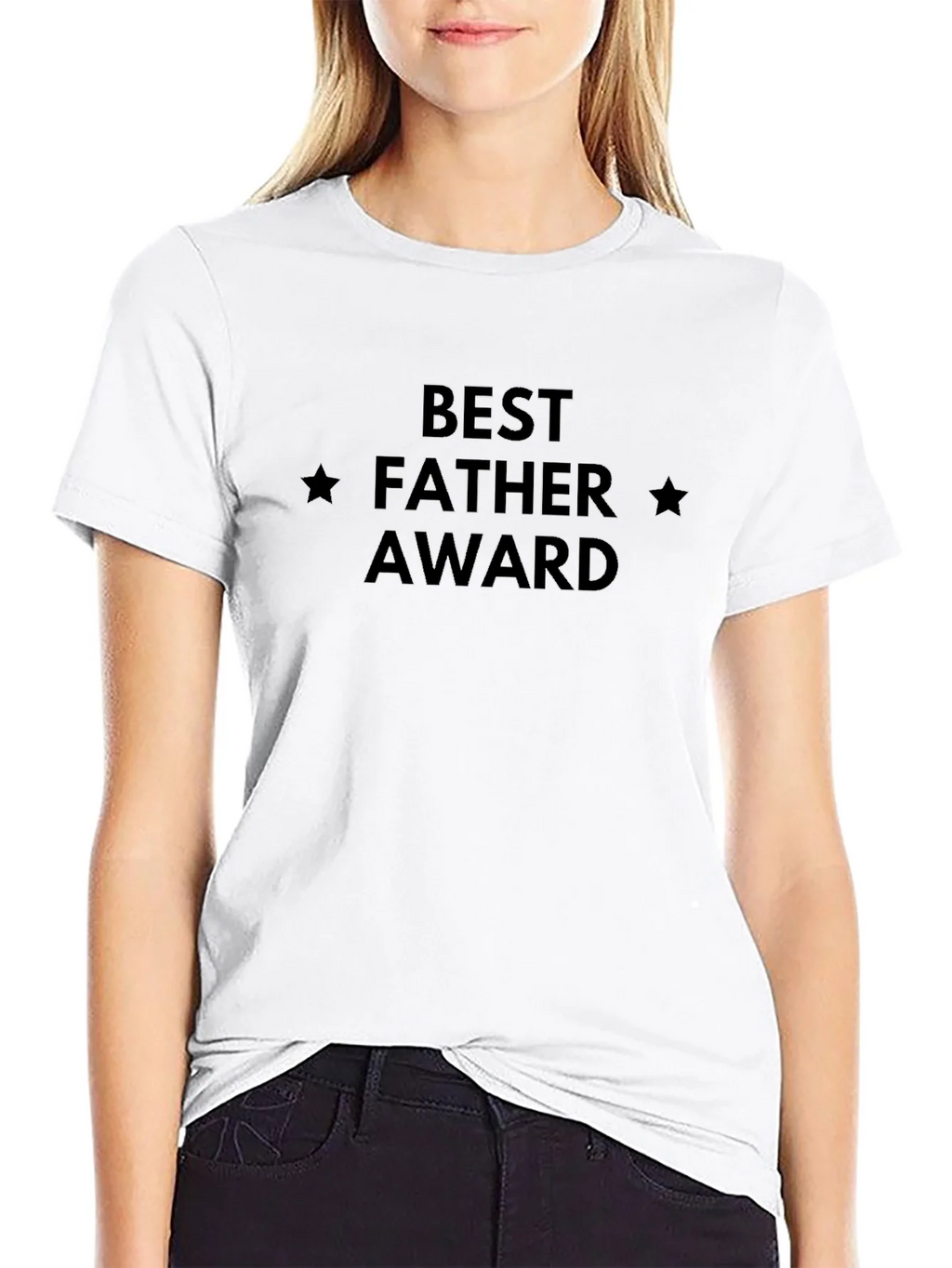 Best Father Award T-Shirt - Black product image 2