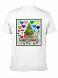 Festive Christmas T-Shirt with Santa & Reindeer product image 1