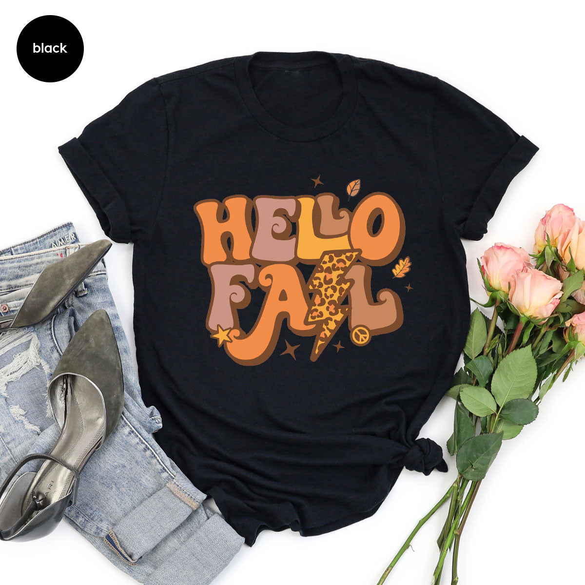 Hello Fall Shirt, Halloween T-Shirt, 2022 Hoodie, Long product image 40