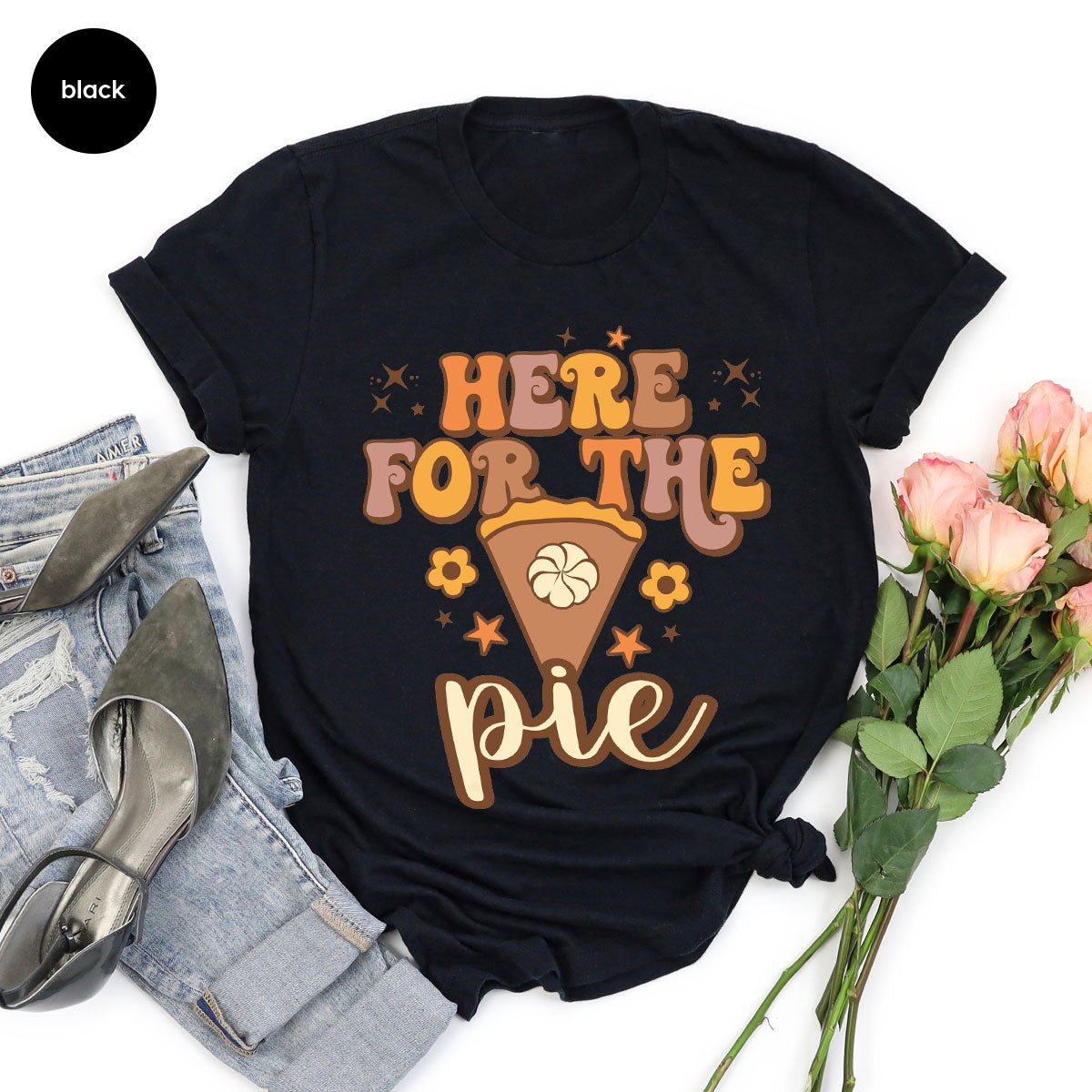 Here For The Pie Shirt, Funny Halloween Cute Hoodie and product image 40