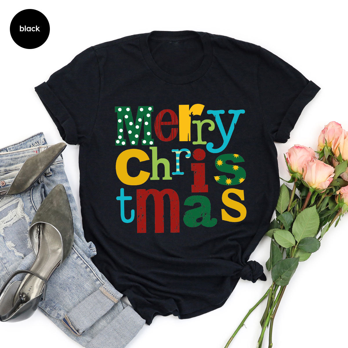 Merry Christmas Shirt, Family 2023 Tee, Xmas T-Shirt product image 30