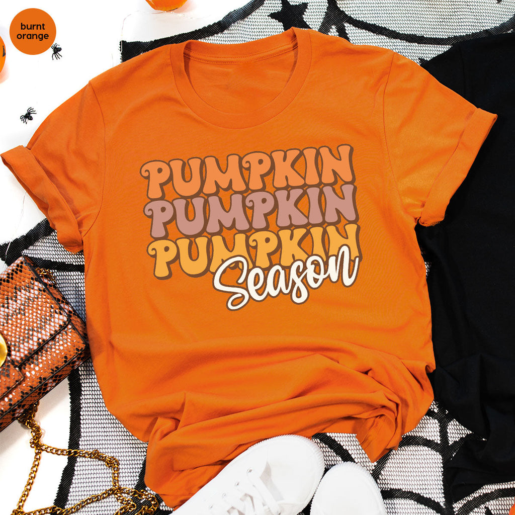 Fall Shirt, Pumpkin Season Thanksgiving 2022 T-Shirt, Cute product image 29