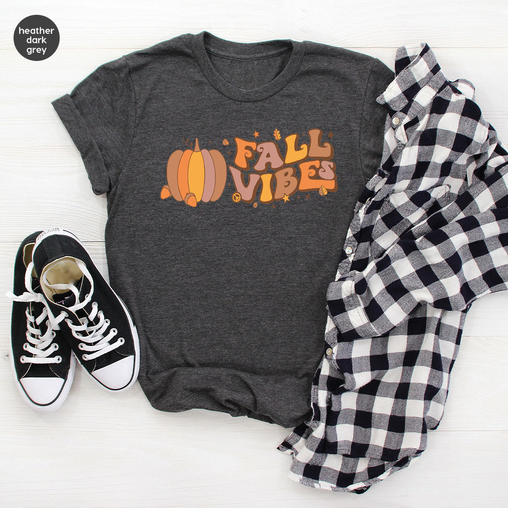 Fall Vibes Shirt, Thanksgiving 2022 T-Shirt, Tee product image 32