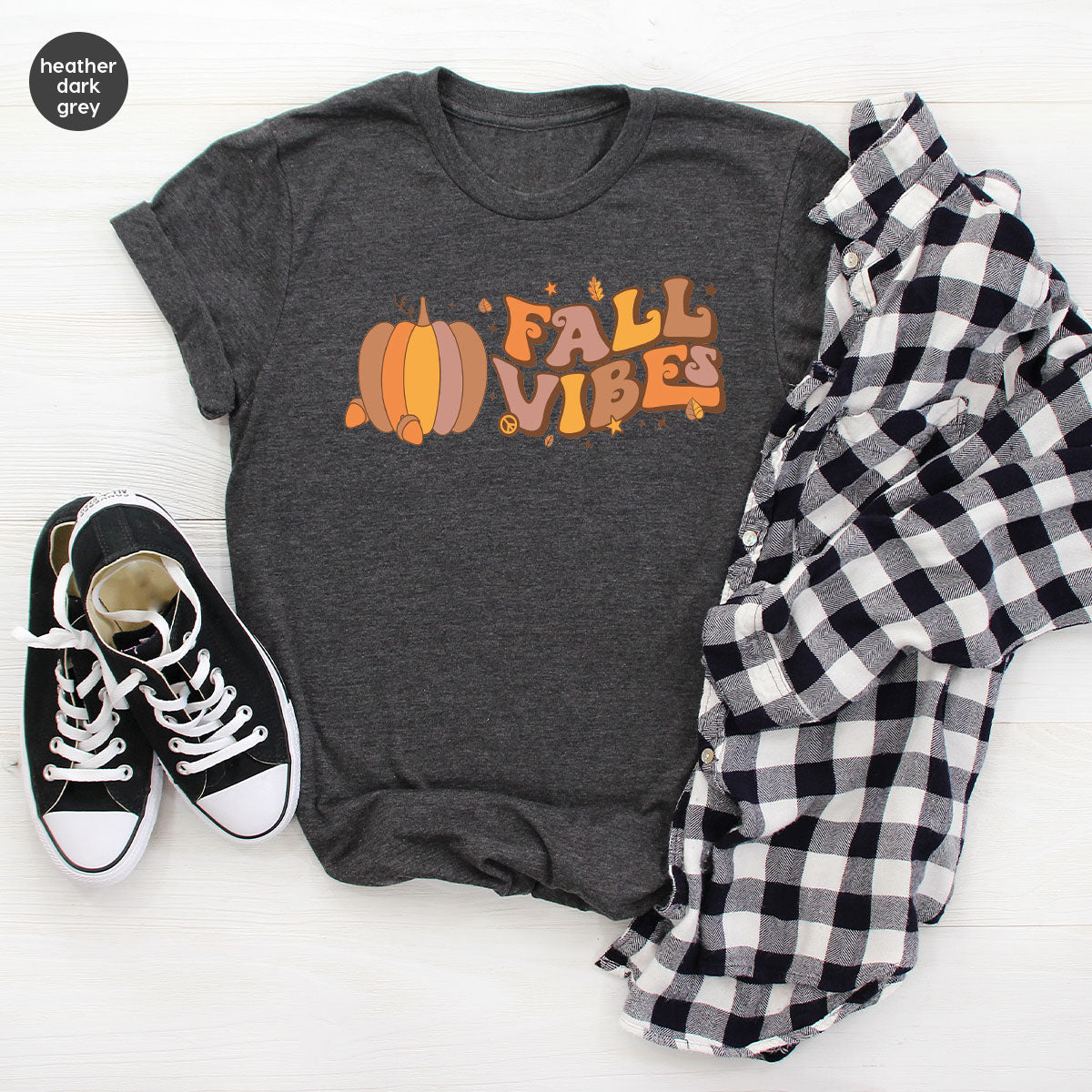 Fall Vibes Shirt, Thanksgiving 2022 T-Shirt, Tee product image 32