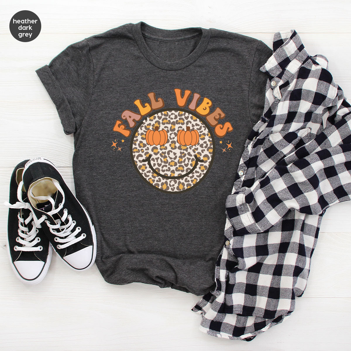 Fall Vibes Smile Shirt, 2022 T-Shirt, Funny Thanksgiving product image 36