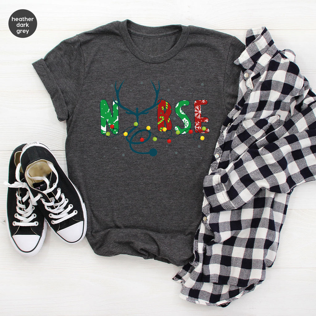 Christmas Nurse Shirt, Health Employee T-Shirt, Gift for product image 34