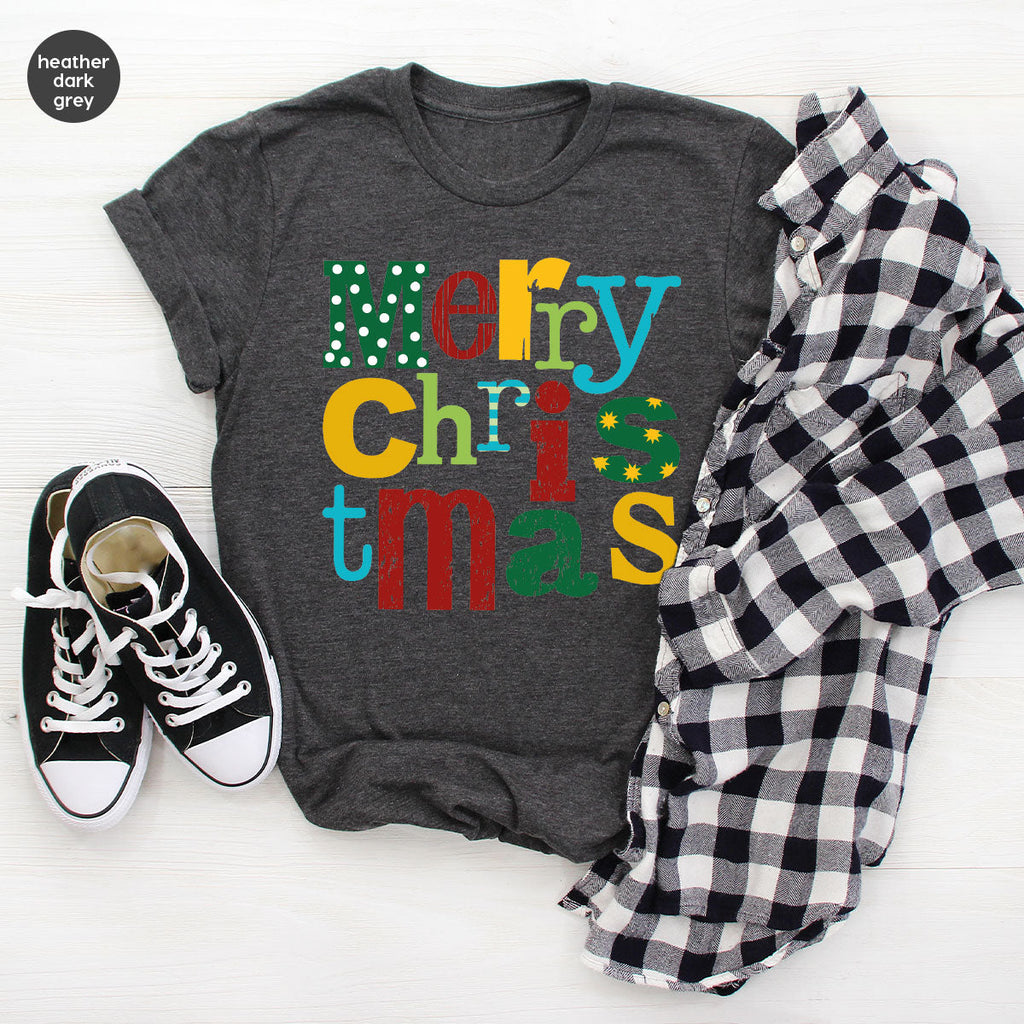 Merry Christmas Shirt, Family 2023 Tee, Xmas T-Shirt product image 34