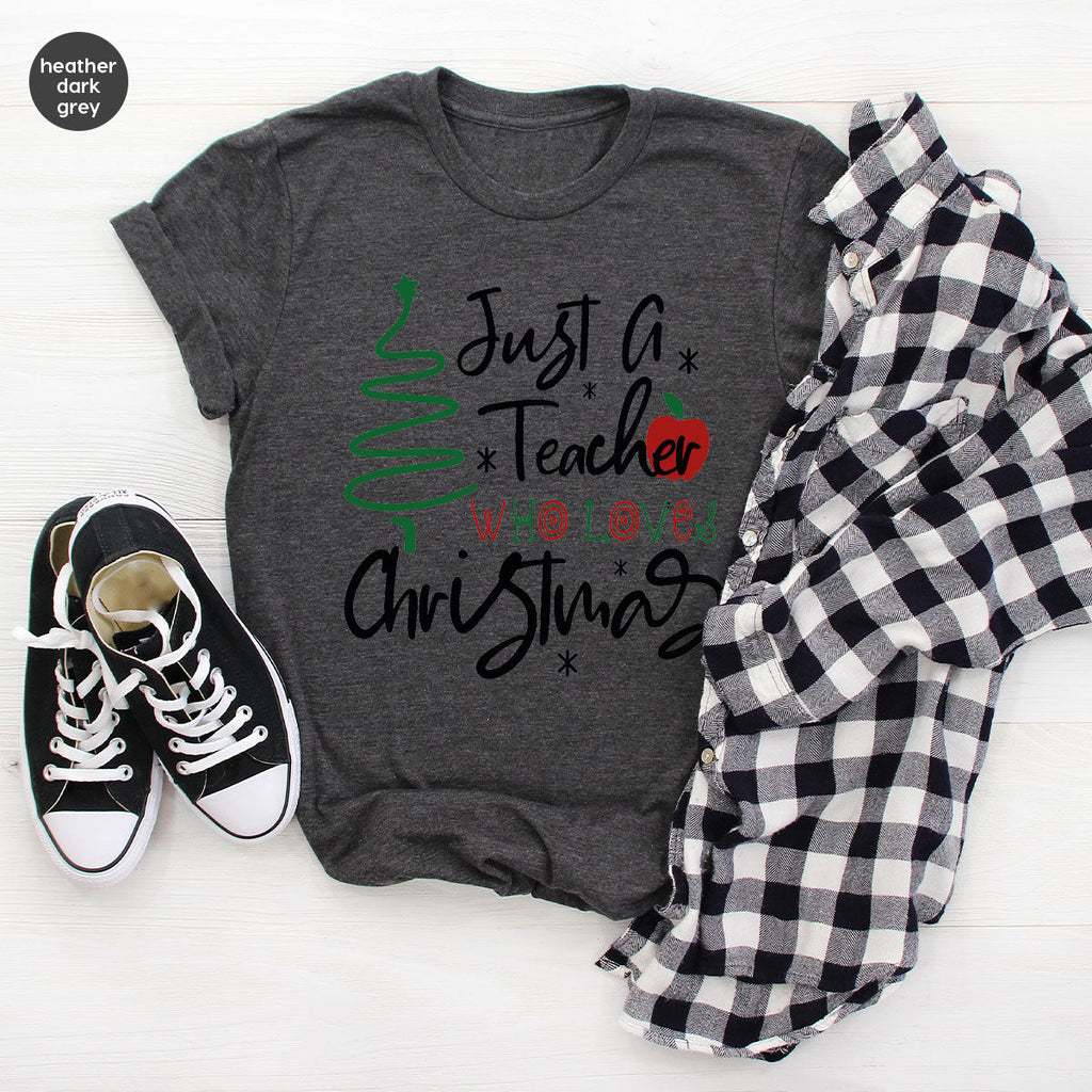 2023 Christmas Love Shirt, Just A Teach Who Loves Tee, Xmas product image 44