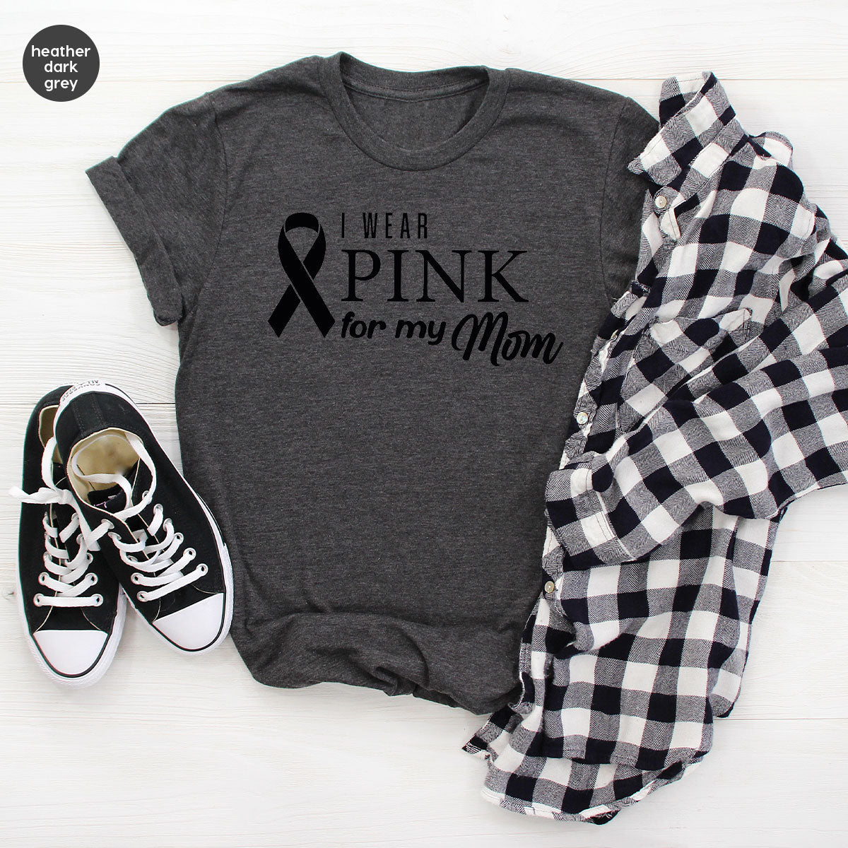 Long Sleeve Breast Cancer Survivor Shirt, Awereness Wear product image 34