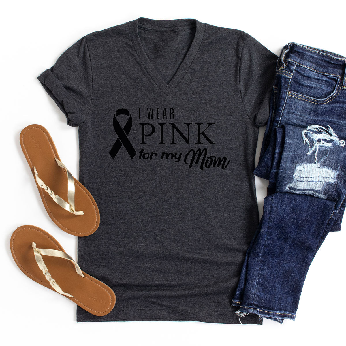 Long Sleeve Breast Cancer Survivor Shirt, Awereness Wear product image 35