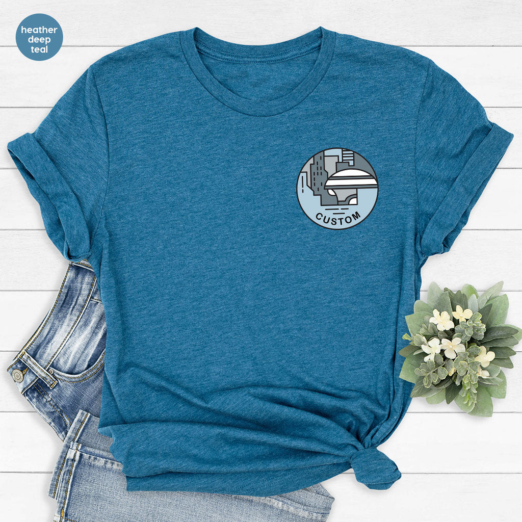 Custom Galaxy Sweatshirt, Customizable Pocket Tee for product image 8